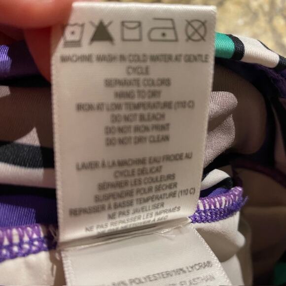 Lole Skort Color Block Multi-Color Mondrian Tennis Athletic‎ Women's Medium - Picture 6 of 8